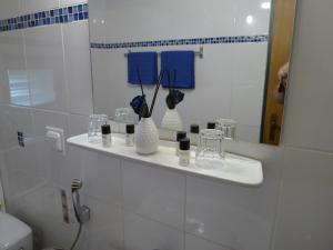 Koupelna v ubytování Alpenappartement Claudia