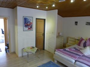 Postel nebo postele na pokoji v ubytování Alpenappartement Claudia