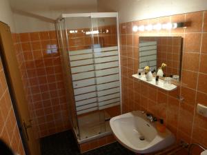 Koupelna v ubytování Alpenappartement Claudia