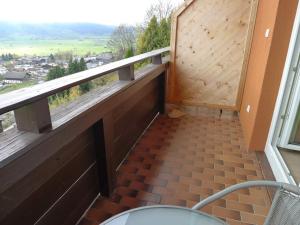 Balkón nebo terasa v ubytování Alpenappartement Claudia