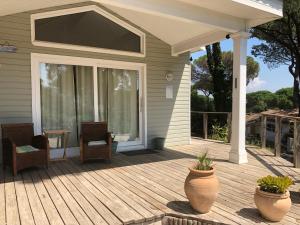 Balkón nebo terasa v ubytování Saint tropez -parc oasis