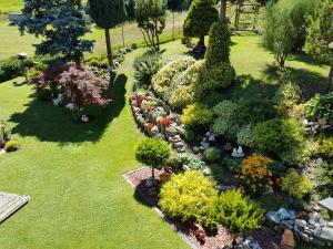 A garden outside Haus Alpenglühn