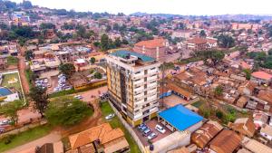 Nespecifikovaný výhled na destinaci Kampala nebo výhled na město při pohledu z hotelu