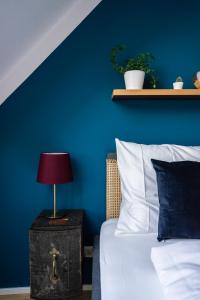 Łóżko lub łóżka w pokoju w obiekcie Boutique Design-Apartments Vienna