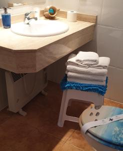 Koupelna v ubytování Hotel Iris La Eliana