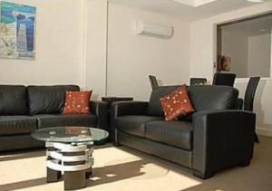 A seating area at The Sands