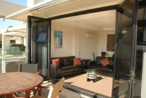 A seating area at The Sands