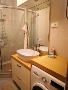 Kúpeľňa v ubytovaní Sweetime Apartment in Podstrana