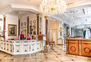 Lobby alebo recepcia v ubytovaní Hotel Grand Palace