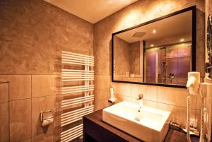 Koupelna v ubytování Aparthotel Fernblick