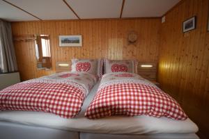 Studio bim Chalet bim Chilchli客房内的一张或多张床位