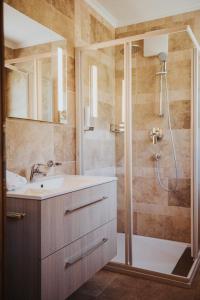 Łazienka w obiekcie Appartements Wieshof