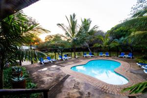 Piscina de la sau aproape de Emdoneni Lodge