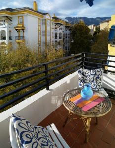 Balkón alebo terasa v ubytovaní En el corazon de Marbella