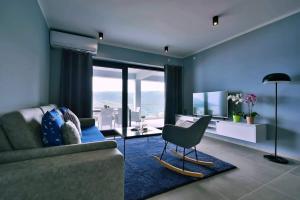 Ein Sitzbereich in der Unterkunft Apartment Vanilla II with beautiful Seaview