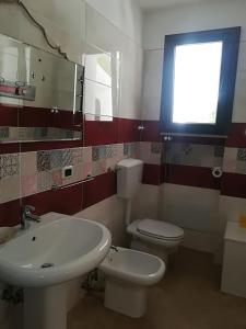 Koupelna v ubytování Masseria Prisuti