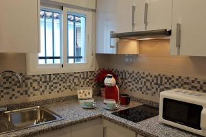 Kuchyň nebo kuchyňský kout v ubytování Apartamento Centro Sol Plazuela