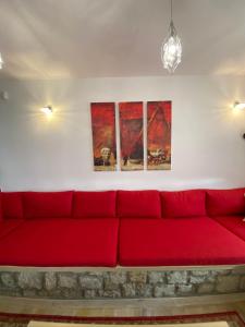Posezení v ubytování Arachova Vip smart chalet-Villa Eva 1
