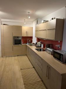 Kuchyň nebo kuchyňský kout v ubytování Arachova Vip smart chalet-Villa Eva 1