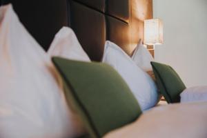 Łóżko lub łóżka w pokoju w obiekcie Appartements Wieshof
