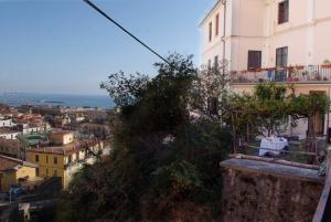 a view of a city from a building at Casa di titti in Salerno