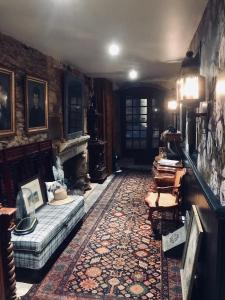 Istumisnurk majutusasutuses B&B du Cloître