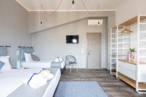 Postel nebo postele na pokoji v ubytování Hotel Miceli - Civico 50