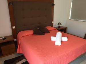 Quinta de Real客房内的一张或多张床位
