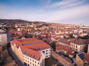 Nespecifikovaný výhled na destinaci Pécs nebo výhled na město při pohledu z apartmánu