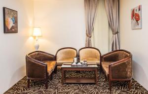 Istumisnurk majutusasutuses Rest Night Hotel Apartment- AlHamra