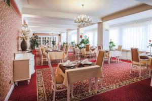 A restaurant or other place to eat at Hotel Ostrov