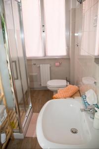 Koupelna v ubytování La Casa dei Nonni