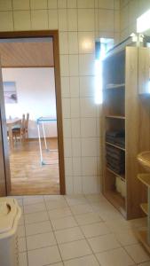 Koupelna v ubytování "Klein und Fein"-Monteurzimmer Pohlheim