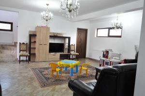 Χώρος καθιστικού στο Vila Teoharie