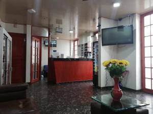 TV a/nebo společenská místnost v ubytování Hotel Gun Glub + 28 fotografií