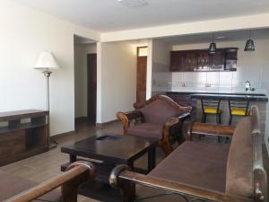 Kuchyň nebo kuchyňský kout v ubytování Hostal Jerian
