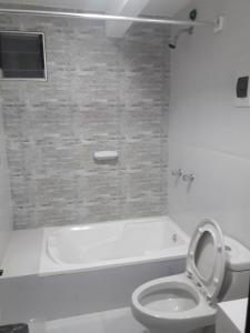 Koupelna v ubytování Hostal Jerian