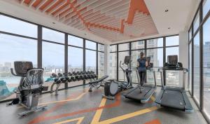 Fitness centrum a/nebo fitness zařízení v ubytování Citadines Cebu City