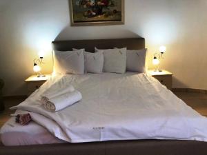 Postel nebo postele na pokoji v ubytování Academy Hotel