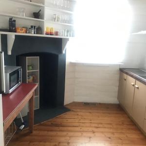 Kuchyň nebo kuchyňský kout v ubytování Hurdit