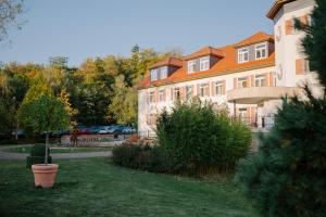 a large building with a yard in front of it at REGIOHOTEL Naturresort Ilsenburg in Ilsenburg
