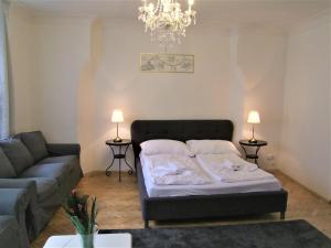 Χώρος καθιστικού στο Charles Bridge Suites