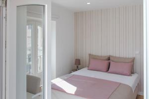 Uma cama ou camas num quarto em Varandas do Nabão