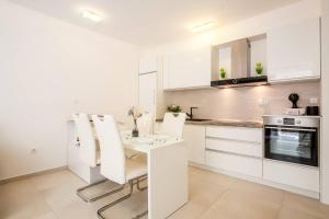 Kuchyň nebo kuchyňský kout v ubytování Lux Apartment Teodora Rafailovici
