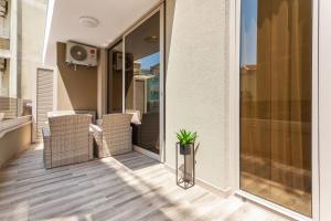 Balkón nebo terasa v ubytování Lux Apartment Teodora Rafailovici