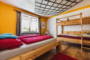 Un pat sau paturi într-o cameră la Casa Piedro