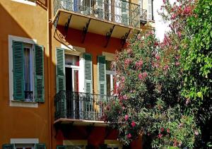 Balcon ou terrasse dans l'établissement Hôtel restaurant Oasis