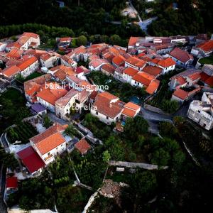 Letecký snímek ubytování B&B Il Melograno