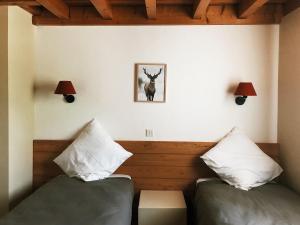 Zona de estar de Les chalets d'Arrens