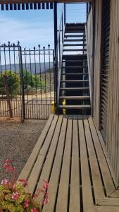 Balkón nebo terasa v ubytování Tunquen Campomar Quincho y Piscina